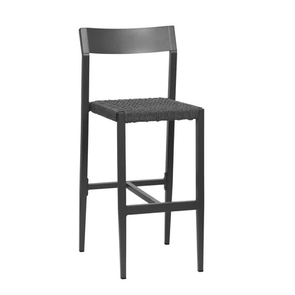 Euro Style - Ronan Outdoor Bar Stool, Gray - Set of 2 - 90588-GRY veiw 3