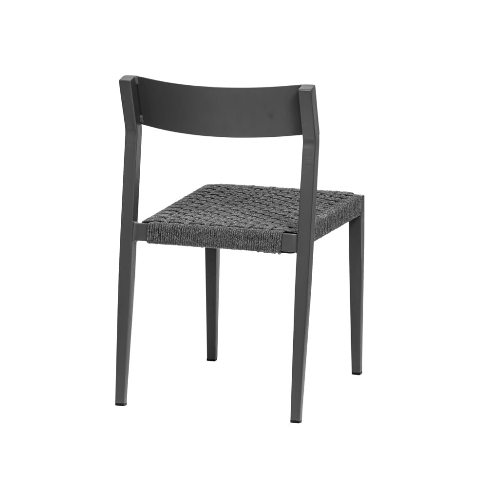 Euro Style - Ronan Stackable Outdoor Side Chairs, Gray - Set of 2 - 90586-GRY veiw 5