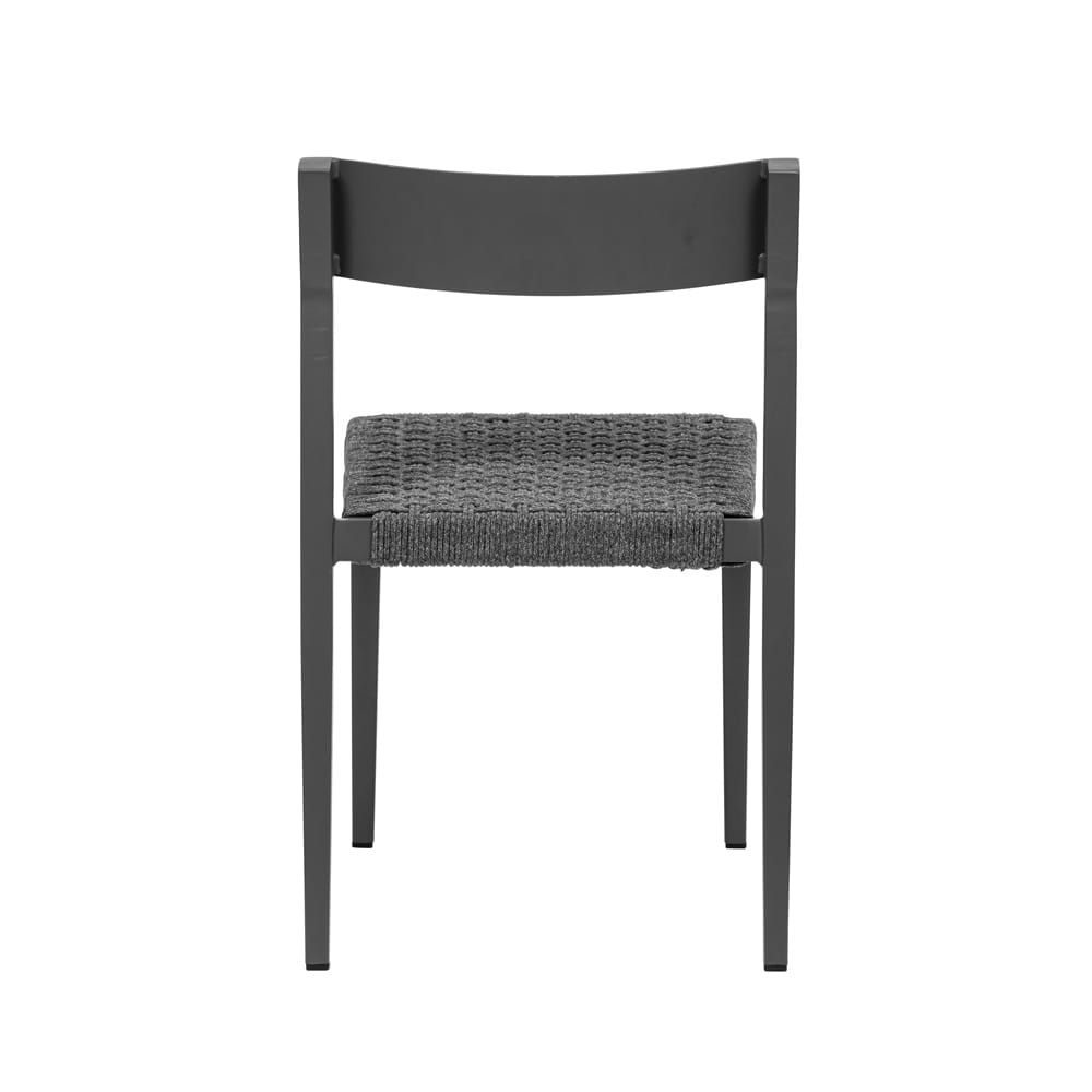 Euro Style - Ronan Stackable Outdoor Side Chairs, Gray - Set of 2 - 90586-GRY veiw 6