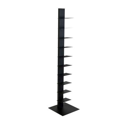 Euro Style - Sapiens 60in Bookcase/Shelf/Shelving Tower in Anthracite - 94200ANTH-KIT view 2