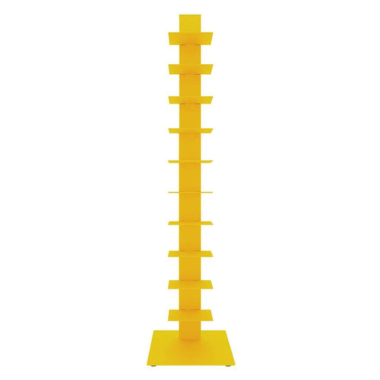 Euro Style - Sapiens 60in Bookcase/Shelf/Shelving Tower in Yellow - 94200YEL-KIT view 1