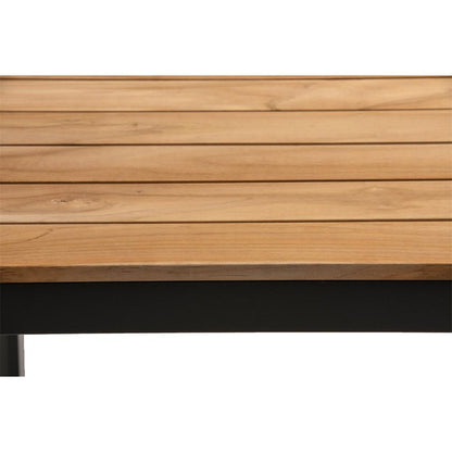 Euro Style - Skog 63inW Outdoor Table, Natural Teak/Anthracite - 90575 veiw 5
