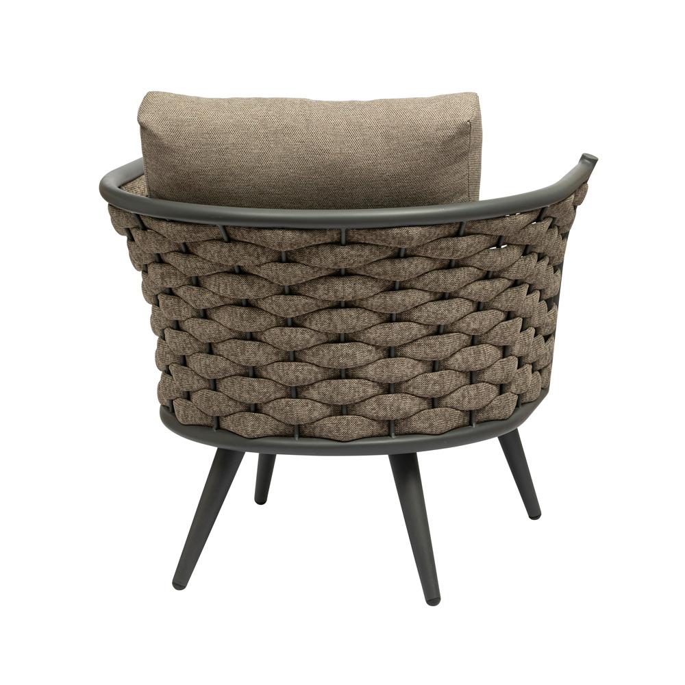 Euro Style - Solna Indoor/Outdoor Lounge Chair, Taupe/Gray - 90495-TPE veiw 4