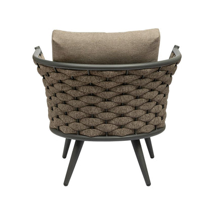 Euro Style - Solna Indoor/Outdoor Lounge Chair, Taupe/Gray - 90495-TPE veiw 5