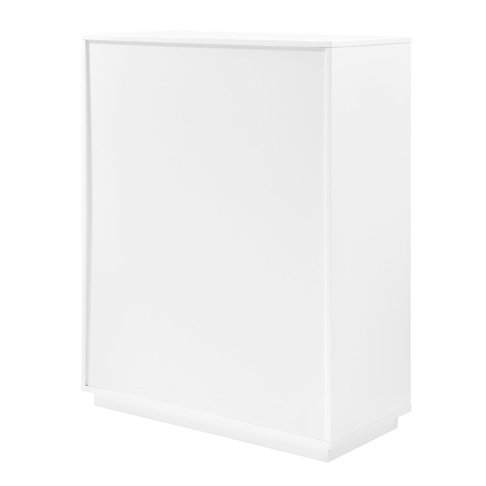 Euro Style - Tresero 38inW 4-Drawer Chest, High Gloss White - 90652WHT-KIT veiw 5