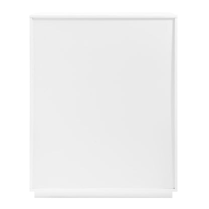 Euro Style - Tresero 38inW 4-Drawer Chest, High Gloss White - 90652WHT-KIT veiw 6