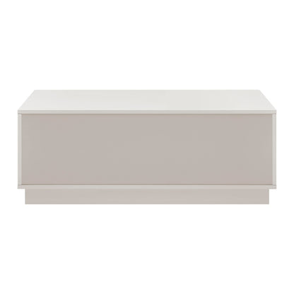 Euro Style - Tresero 47inW Coffee Table, High Gloss Warm Gray - 90651-WMGRY veiw 6