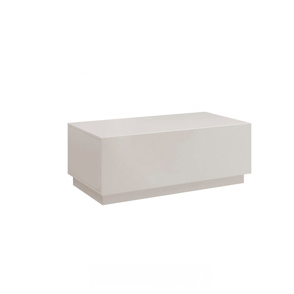 Euro Style - Tresero 47inW Coffee Table, High Gloss Warm Gray - 90651-WMGRY veiw 8
