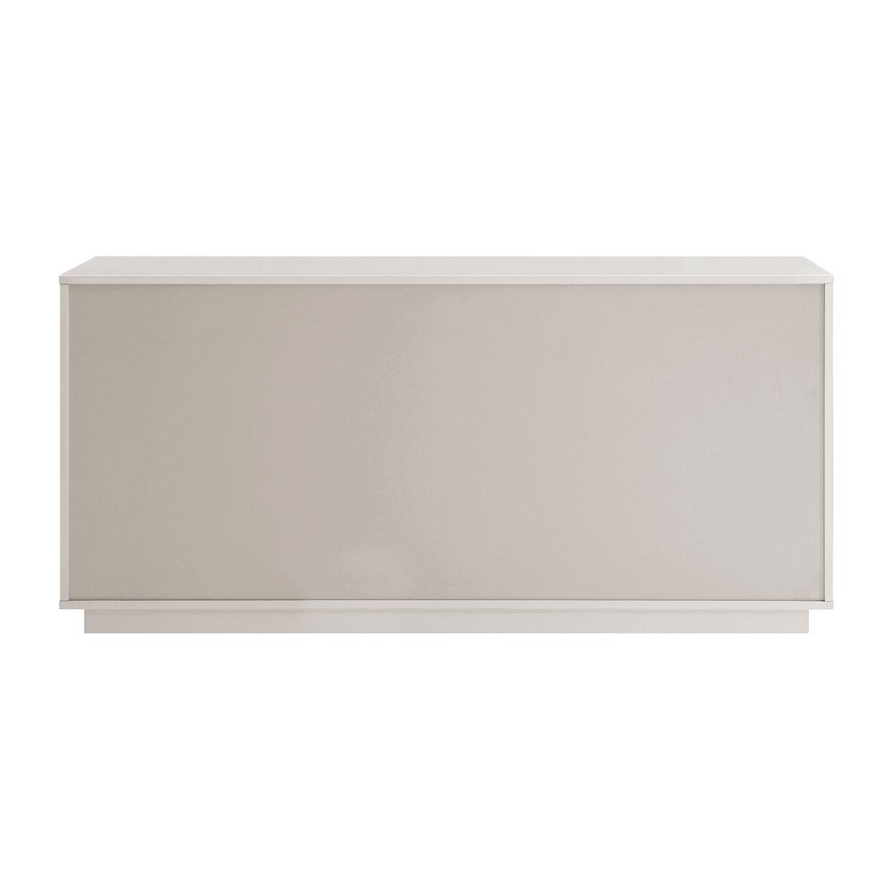 Euro Style - Tresero 65inW Sideboard, High Gloss Warm Gray - 90645-WMGRY veiw 6