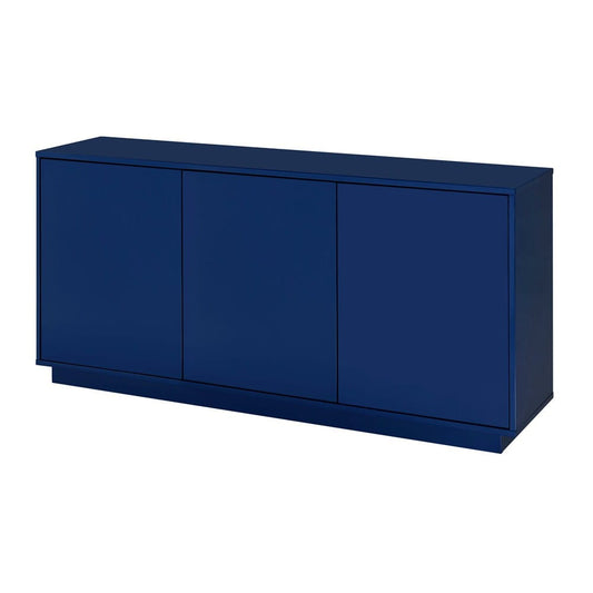Euro Style - Tresero 65inW Sideboard, High Gloss Deep Blue - 90644-BLU view 2