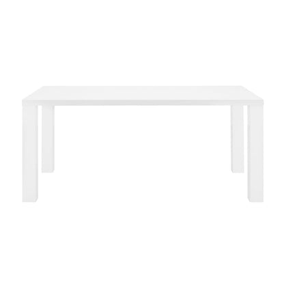Euro Style - Tresero 70inW Dining Table, High Gloss White - 90656WHT-KIT veiw 1