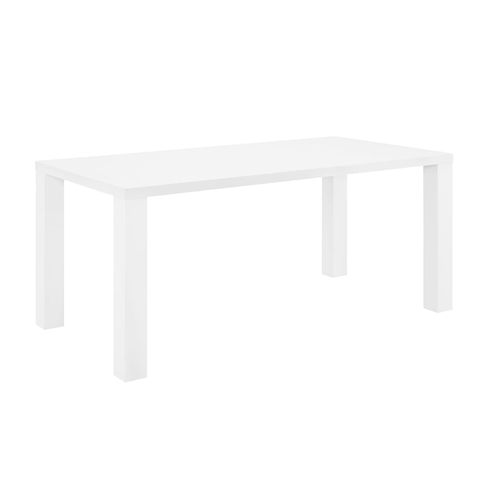 Euro Style - Tresero 70inW Dining Table, High Gloss White - 90656WHT-KIT veiw 2