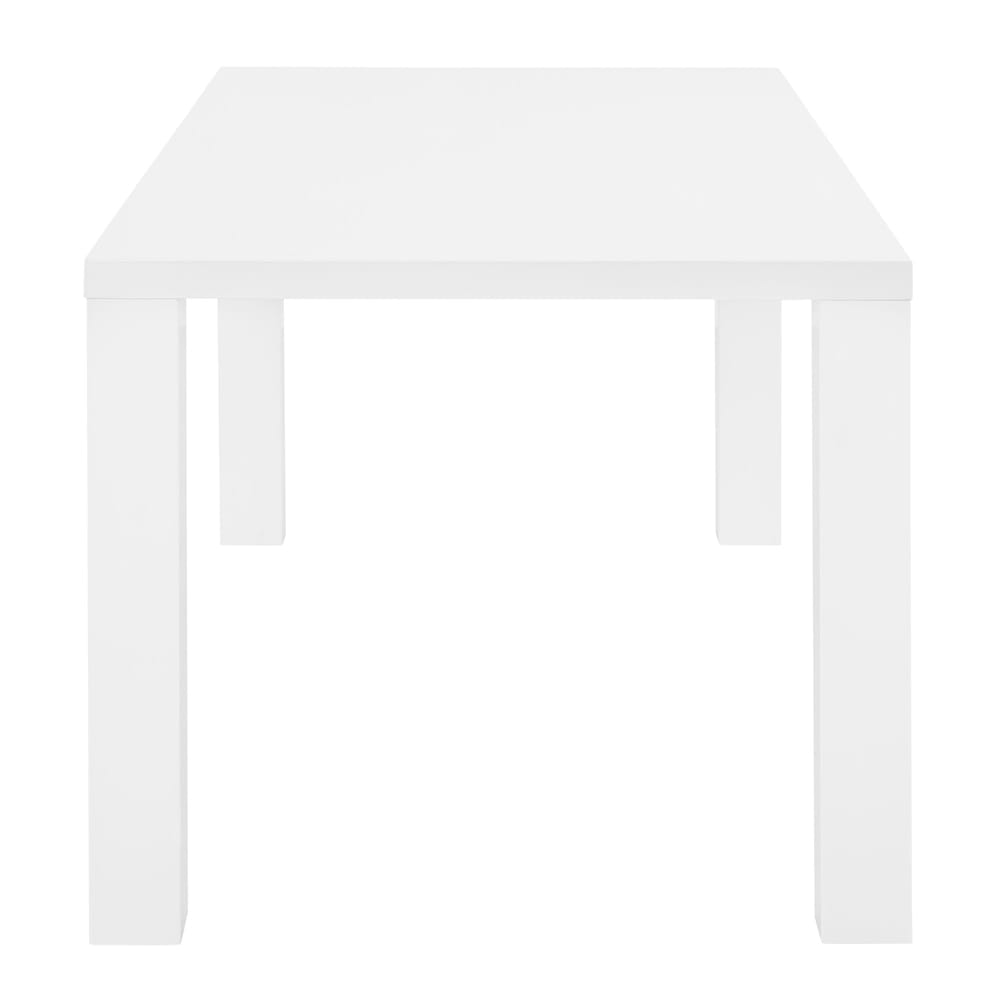 Euro Style - Tresero 70inW Dining Table, High Gloss White - 90656WHT-KIT veiw 3