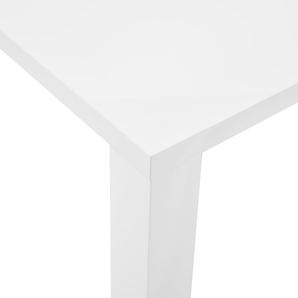 Euro Style - Tresero 70inW Dining Table, High Gloss White - 90656WHT-KIT veiw 4