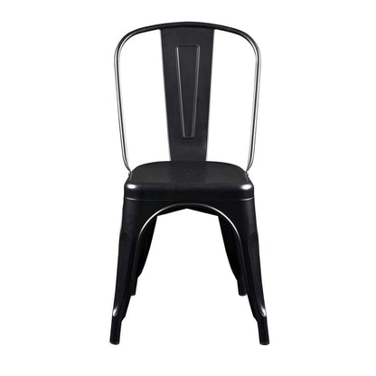 Euro Style - Corsair Stacking Side Chair in Matte Black (Set of 4) - 94210MTBLK veiw 1