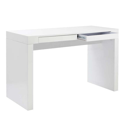 Euro Style - Donald Desk in White with Two Drawers - 90308WHT veiw 4