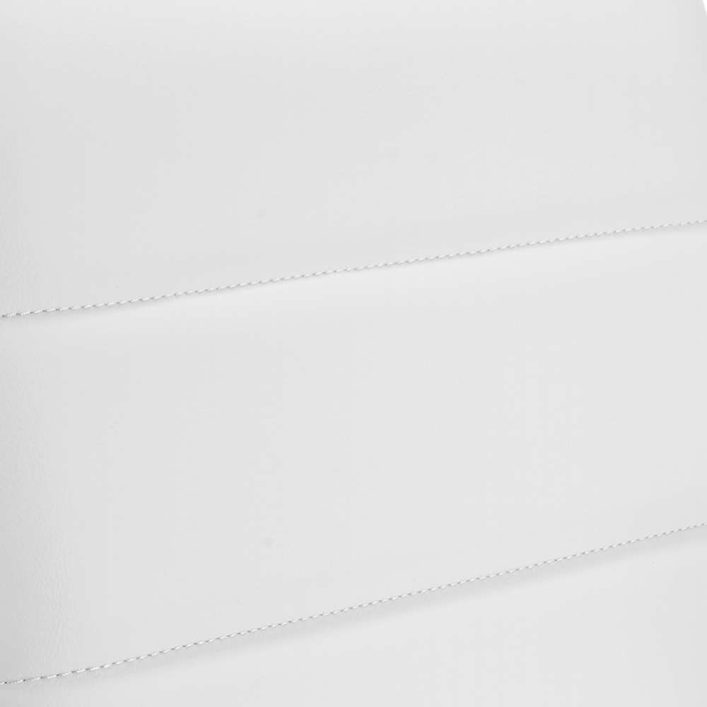 Euro Style - Leander Low Back Office Chair in White with Matte Black Armrests/Base - 10682-WHT veiw 8
