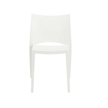 Euro Style - Leslie Stacking Side Chair in White (Set of 2) - 90034WHT-MP2 veiw 1