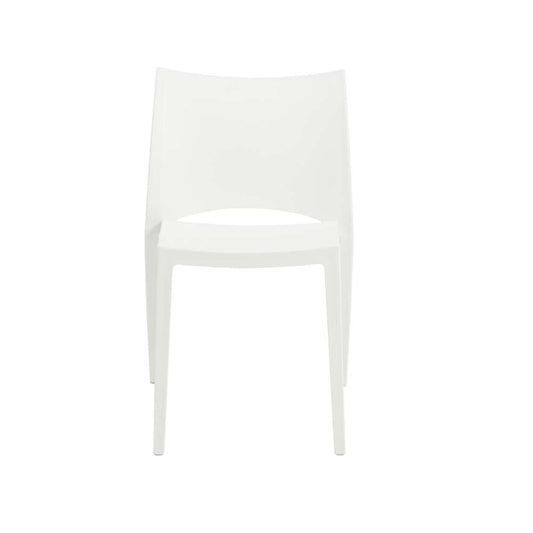 Euro Style - Leslie Stacking Side Chair in White (Set of 2) - 90034WHT-MP2 veiw 1