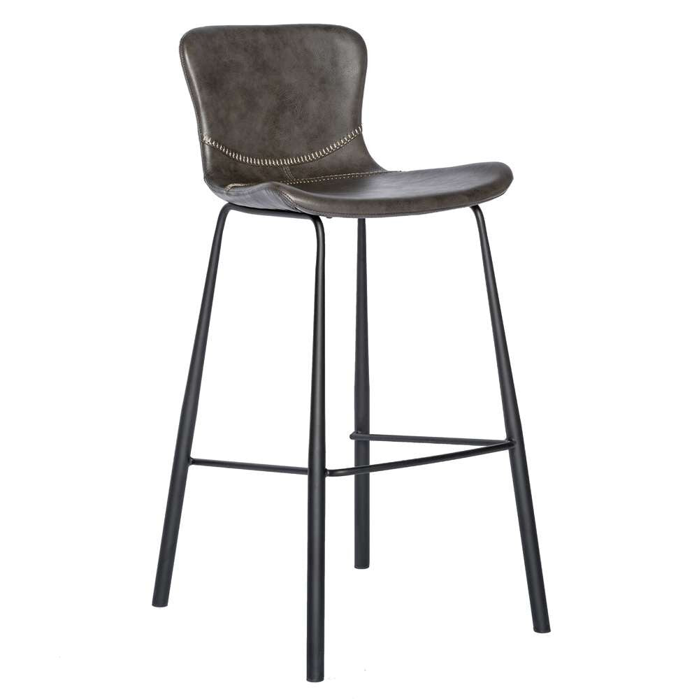 Euro Style - Melody Bar Stool in Dark Gray (Set of 2) - 30514DKGRY veiw 2