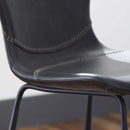 Euro Style - Melody Counter Stool in Dark Gray (Set of 2) - 30512DKGRY veiw 7