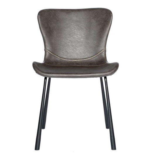 Euro Style - Melody Side Chair in Dark Gray (Set of 2) - 30510DKGRY veiw 1