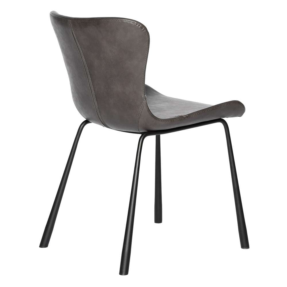 Euro Style - Melody Side Chair in Dark Gray (Set of 2) - 30510DKGRY veiw 4