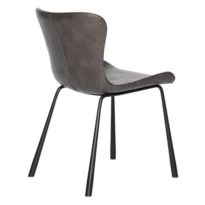 Euro Style - Melody Side Chair in Dark Gray (Set of 2) - 30510DKGRY veiw 4