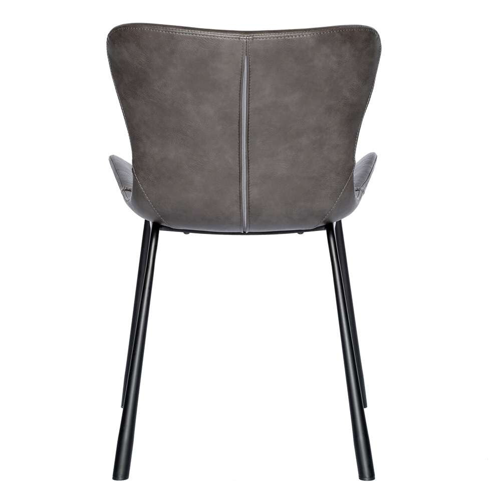 Euro Style - Melody Side Chair in Dark Gray (Set of 2) - 30510DKGRY veiw 5