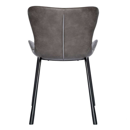 Euro Style - Melody Side Chair in Dark Gray (Set of 2) - 30510DKGRY veiw 5