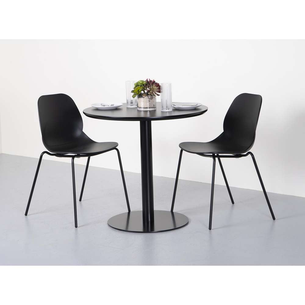 Euro Style - Paras Bistro Table in Black - 90134-BLK veiw 2