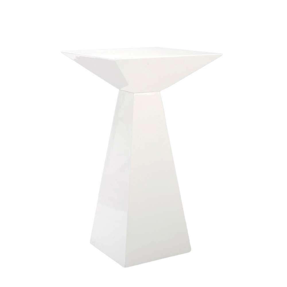 Euro Style - Tad-B 24in Bar Table in High Gloss White - 28008WHT-KIT veiw 2
