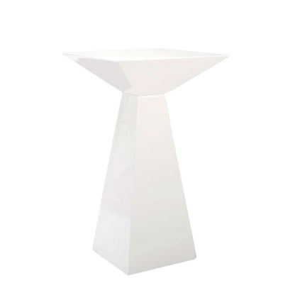 Euro Style - Tad-B 24in Bar Table in High Gloss White - 28008WHT-KIT veiw 2