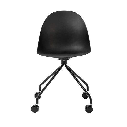 Euro Style - Tayte Office Chair in Black with Matte Black Base - 01134BLK veiw 1