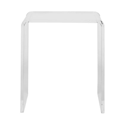 Euro Style - Veobreen 16-inch Side Table in Clear Acyrlic - 21202-CLR veiw 1