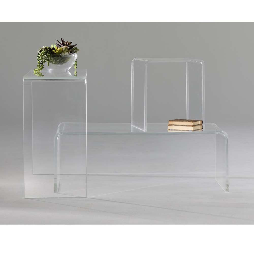 Euro Style - Veobreen 16-inch Side Table in Clear Acyrlic - 21202-CLR veiw 7