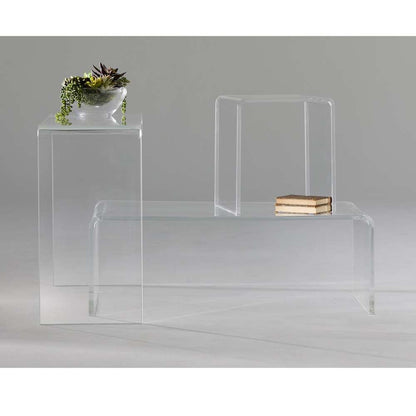 Euro Style - Veobreen 16-inch Side Table in Clear Acyrlic - 21202-CLR veiw 7