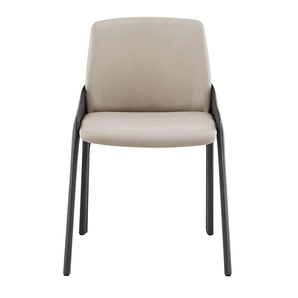 Euro Style - Vilante Side Chair in Light Gray and Gray (Set of 2) - 38970GRY veiw 1