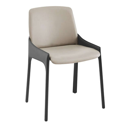 Euro Style - Vilante Side Chair in Light Gray and Gray (Set of 2) - 38970GRY veiw 2