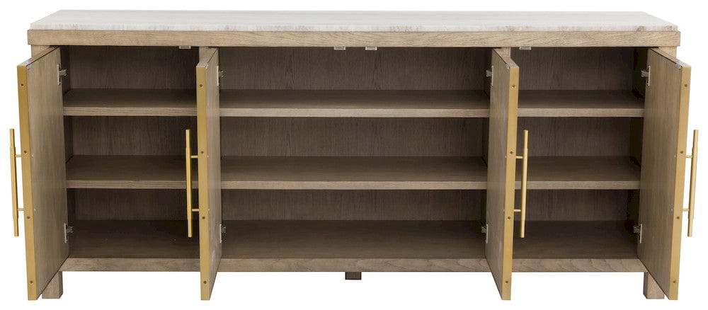 Fairfield Chair Company - Alchemy Four Door Credenza, Biscotti - 8024-17 view 4