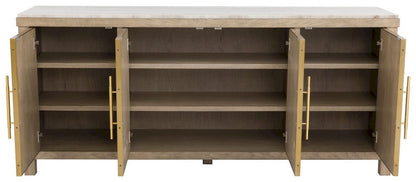Fairfield Chair Company - Alchemy Four Door Credenza, Biscotti - 8024-17 view 4