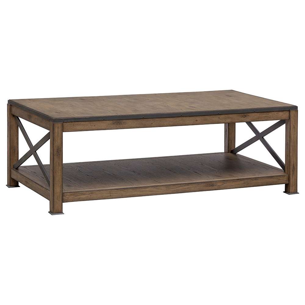 Fairfield Chair Company - Arcadian Rectangular Cocktail Table - 8063-93 veiw 1