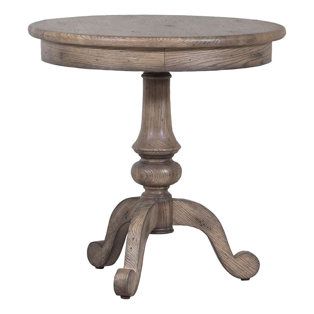 Fairfield Chair Company - Arcadian Round Pedestal End Table - 8063-90 veiw 1