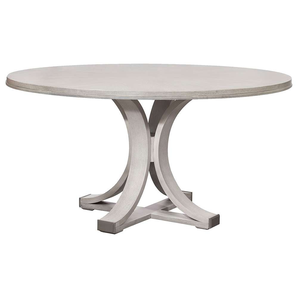 Fairfield Chair Company - C-Ring Pedestal Base With Beveled Edge 60in Dining Table Top veiw 1