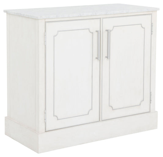 Fairfield Chair Company - Camille Bar Cabinet, Linen W Antique Pewter Striping - 8018-48 view 1