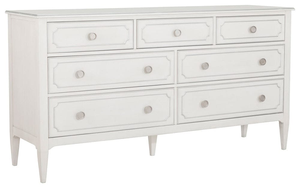 Fairfield Chair Company - Camille Dresser, Linen With Antique Pewter Striping - 8018-DC view 1