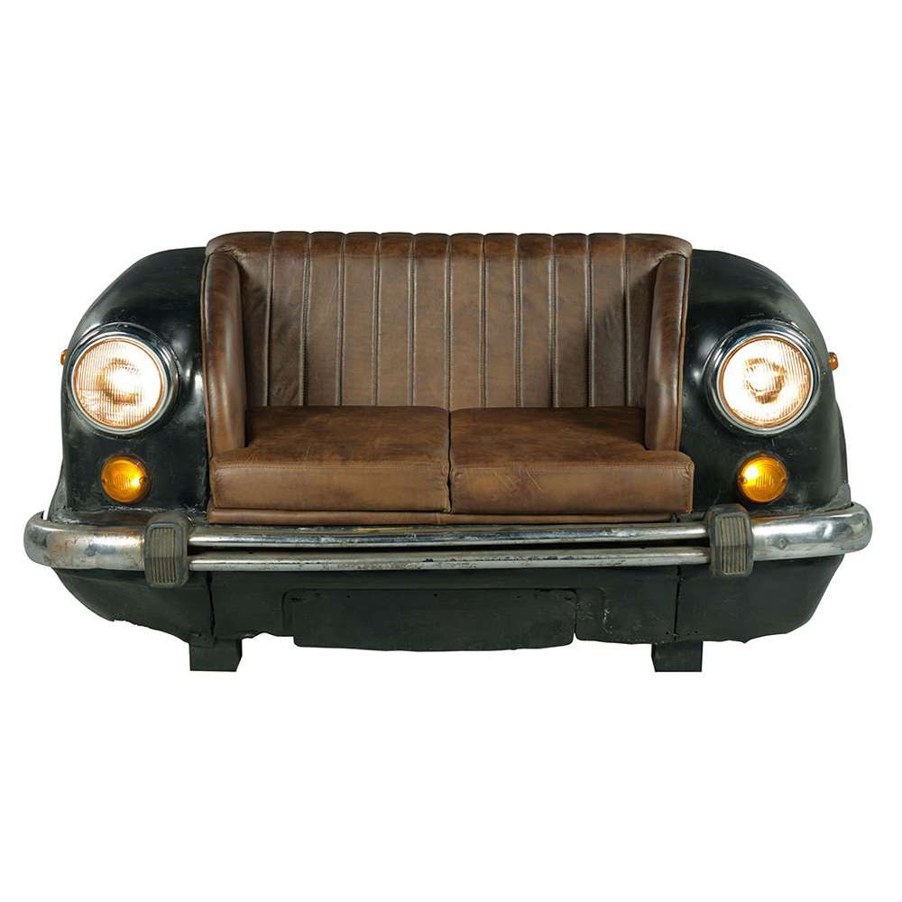 Fairfield Chair Company - Day Tripper Repurposed Car Settee - CAR1-40 veiw 3