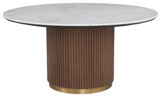 Fairfield Chair Company - Dimitri 60" Round Dining Table, Kafe - 8072-60 view 1