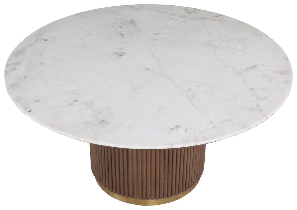 Fairfield Chair Company - Dimitri 60" Round Dining Table, Kafe - 8072-60 view 2