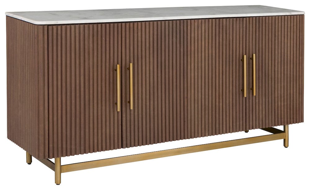 Fairfield Chair Company - Dimitri Four Door Credenza, Kafe - 8072-17 view 1